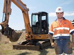 Established Geelong excavation business relies on CASE mini excavators for all projects