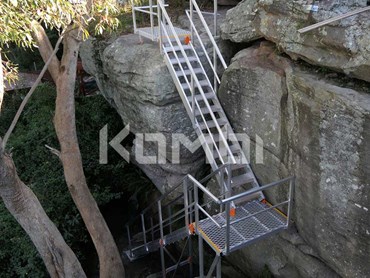 KOMBI stair and platform systems at the Lugarno property