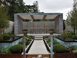 Australian Bluestone provides unique contrast in Melbourne garden design