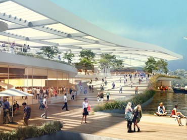 The NSW government has revealed indicative designs for the new Sydney Fish Market. Image: supplied
