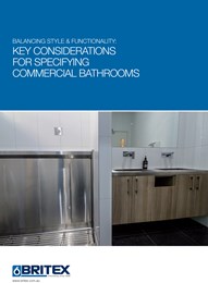 Balancing style & functionality: Key considerations for specifying commercial bathrooms