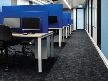 Territoire wool tile was developed specifically for Lincoln University