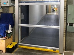 Fully automated rapid roll door replaces swing doors at Sydney Water