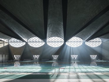This photograph of the swimming pool at the new campus of Tianjin University&nbsp;took home the top prize at the Arcaid Images Architectural Photography Awards 2017. Photography by Terrence Zhang&nbsp;

