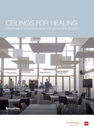 Ceilings for healing: Design and specification guide for healthcare settings