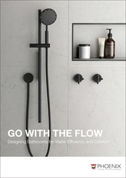 Go with the flow: Designing bathrooms for water efficiency and comfort
