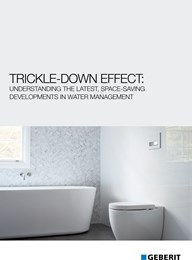 Trickle-down effect: Understanding the latest, space-saving developments in water management