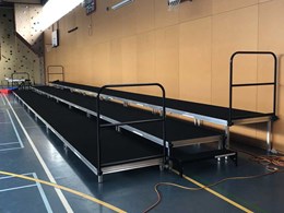 QUATTRO stage system provides a 2-in-1 solution at Tasmanian college