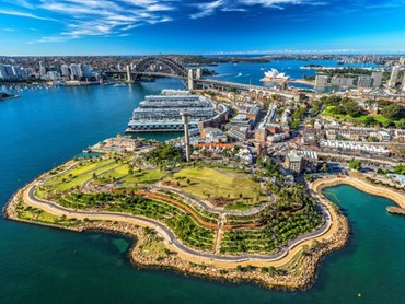 Barangaroo Reserve by Peter Walker and Partners Landscape Architecture with Australian-based Johnson Pilton Walker Architects and Landscape Architects. Photo: Barangaroo Delivery Authority
