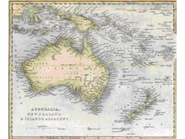 Australia, New Zealand & Adjacent antique map from Art Emporium