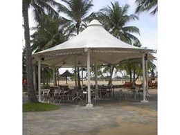 Moodie Outdoor Products offer Ausafe hexagonal shade systems