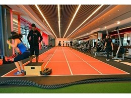 Decoflex and Neoflex fitness flooring @ Pure Fitness, Singapore 