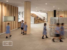 Modulyss carpet tiles match high performance design of Victoria’s first vertical school