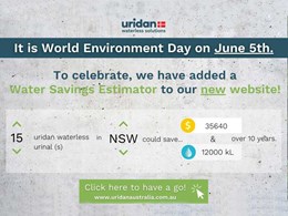 Celebrating World Environment Day with new water and cost savings calculator