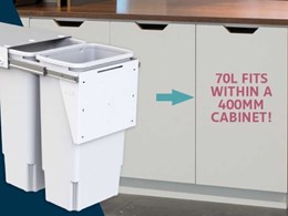 New Hideaway Compact bins offering more storage in small spaces